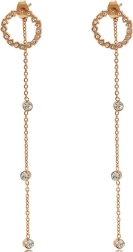 Øreringe med vedhæng Xuping - rosaguld