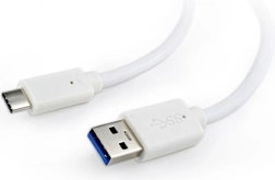 USB 3.0 C AM til CM kabel 1m hvid