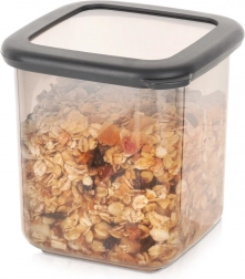 Plastbeholder til tørvarer med låg 800 ml