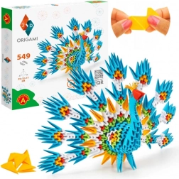 Kreativ Origami 3D Påfugl af Alexander