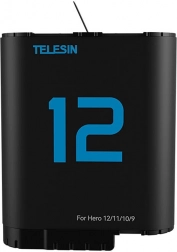 TELESIN lithium-ion batteri til GoPro Hero 12/11/10/9