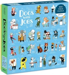 Galison puslespil Hunde på arbejde 500 brikker