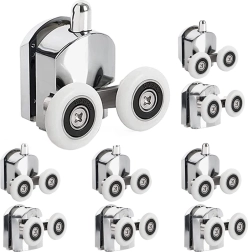 Sæt ruller til brusekabiner