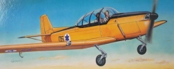 plastikmodel af flyet Fokker S-11 Instructor 1:40