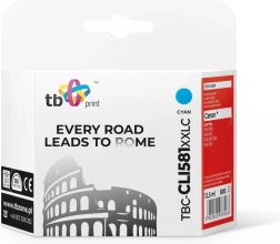 Blækpatron Canon CLI-581XXL cyan – kompatibel