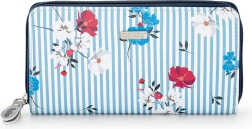Damepung med blomsterprint Navy af MONY