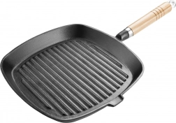 Støbejerns grillpande 24 cm
