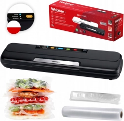 vakuumpakker til mad 110 W med tilbehør, sort