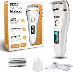 Damebarbermaskine 3 i 1 med LCD-display