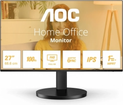 AOC 27" IPS-skærm 100 Hz med HDMI og højttalere