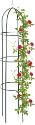Vilde haveobelisk til klatreplanter 36 × 36 × 194 cm grøn