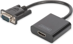 VGA til HDMI-konverter med lyd 1080p FHD