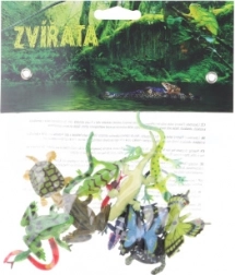 Dyrene fra regnskoven – sæt med 12 stk.