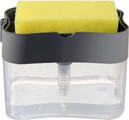 Dispenser til sæbe og opvaskemiddel