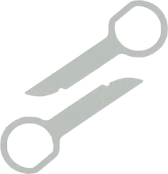 Nøgler til fjernelse af bilradio 2 stk.