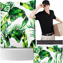 Folioforsendelsesposer 255 × 370 mm, grønne blade, 50 stk.