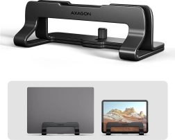 AXAGON STND-VB aluminiums vertikal stander til bærbar 10–17,3", sort