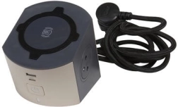 Forlængerledning 2x2P+J Induktion+USB A/C