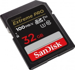 SanDisk Extreme Pro SDHC hukommelseskort 32 GB UHS-I U3 V30 100/90 MB/s
