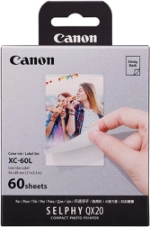 Sæt med blæk og papir til Canon SELPHY QX20-printer