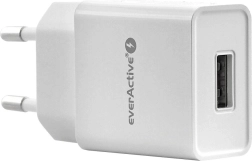 Vægoplader EVERACTIVE 1× USB 1 A hvid