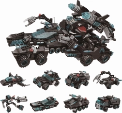 Qman Shadow Pulse kampkøretøj 8-i-1