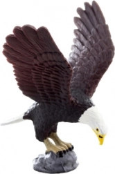 Plastfigur af hvidhovedet havørn 9 cm