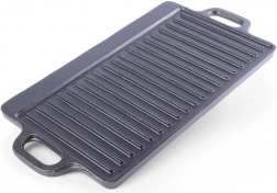Støbejerns vendbar grillplade 45,5 × 23 cm ORION