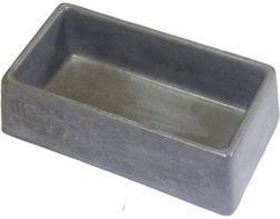 Betonskål til gnavere, rektangulær 245 × 135 × 75 mm