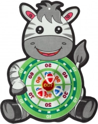 Sikker dartskive med velcro i form af et dyr