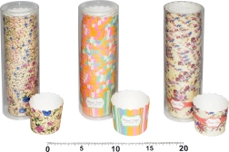 Stabile farvede bageforme 5 cm, 25 stk