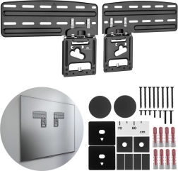 Vægbeslag til tv maclean 43–85" no gap pro samsung qled, neo qled, crystal uhd og the frame