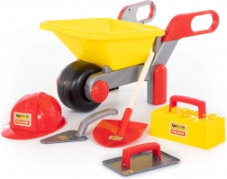 Byggesæt til børn Wader Polesie med trillebør