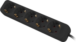 Forlængerledning 3 m 5x230 V c PS0-05F-0300-BK