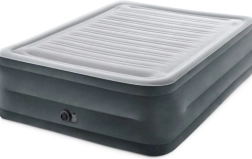 Oppustelig dobbelmadras med automatisk pumpe INTEX 203 × 152 × 56 cm