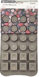 Silikoneform til praliner, 24 huller, 14 × 23 cm