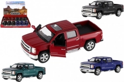 Modelbiler Kinsmart Chevrolet Silverado 2014 med metal-karosseri, 1:46, 13 cm, pull-back, 4 farver