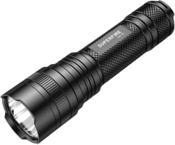 Lommelygte SUPERFIRE L6‑H 750 lm med USB‑C og 5 tilstande