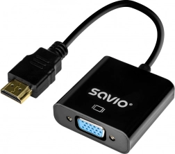 Adapter HDMI til VGA Savio AK-75
