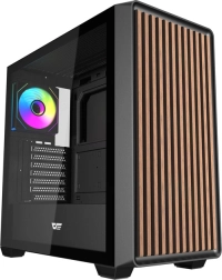 Computer kabinet Darkflash DS900WD ATX, sort, med 4 ventilatorer