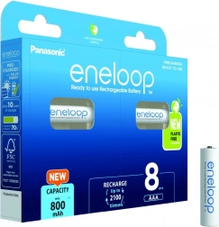 Eneloop genopladelige AA-batterier 2000 mAh, 2 stk.