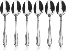 Stålteskeer CONIC 6 stk.