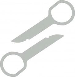 Store nøgler til afmontering af bilradio 9 cm