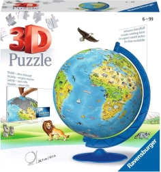 ravensburger 3d puslespil børneglobus 180 brikker