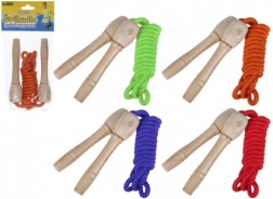 Sjippetov med træhåndtag 240 cm