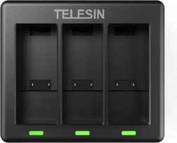 Tresl·ot oplader til GoPro Hero 12/11/10/9