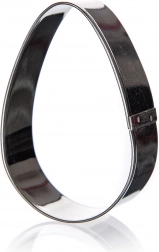Culinaria udstiksform formet som et æg 3,8 × 5,4 × 1,6 cm