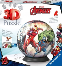 Ravensburger 3D Puzzleball Marvel Avengers – 73 brikker
