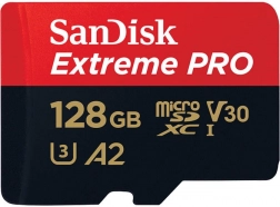 SanDisk Extreme Pro microSDXC hukommelseskort 128 GB A2 V30