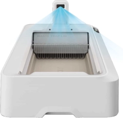 Intelligent selv-rensende kattebakke PetKit Purobot Crystal Duo med AI-kamera